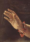 Rembrandt, Danae (detail) sry